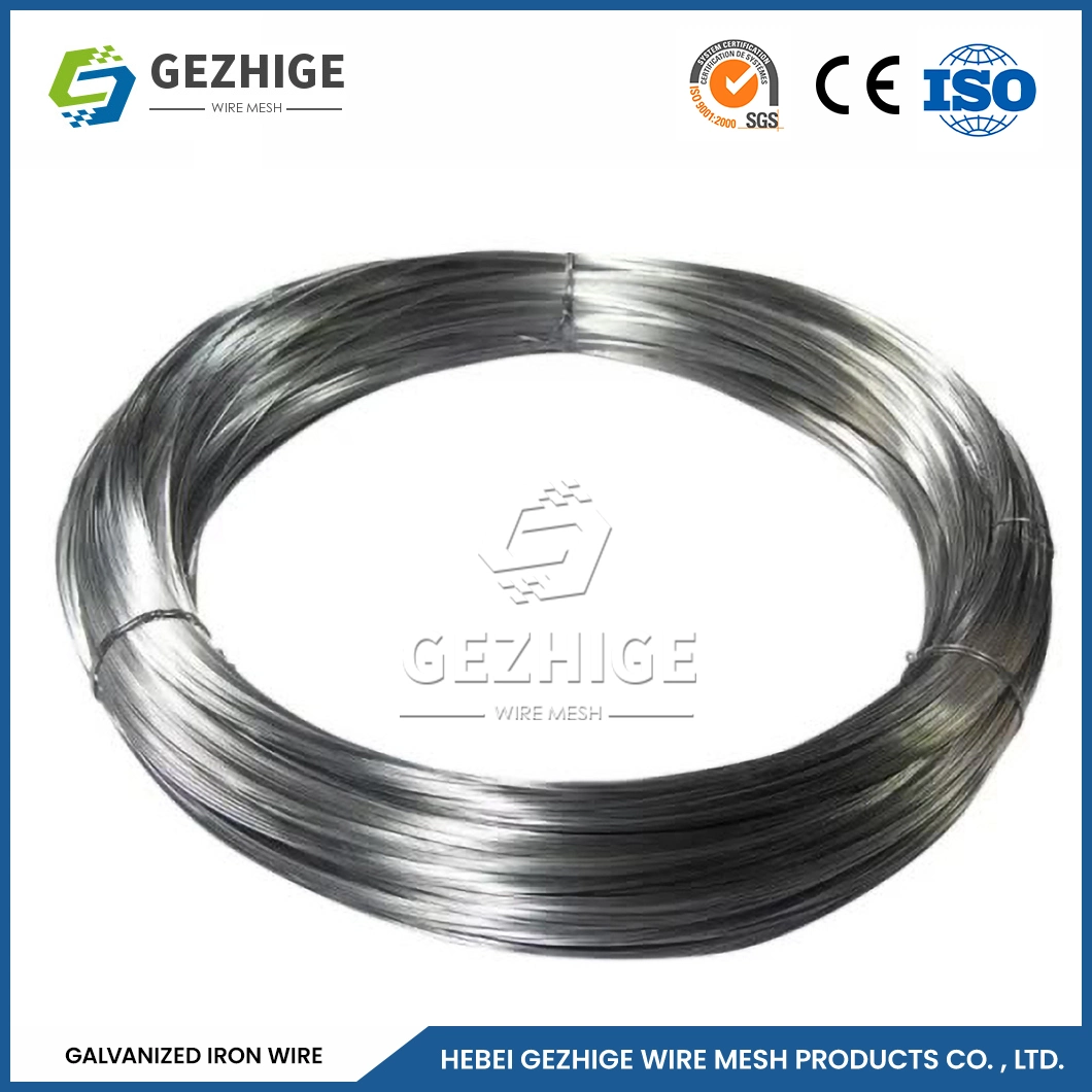 Gezhige Sgc400 Sgc440 Cheap Galvanized Iron Wire Manufacturers SAE1006 PVC Galvanized Lron Wire China Excellent Flexibility Electro Galvanized Lron Wire