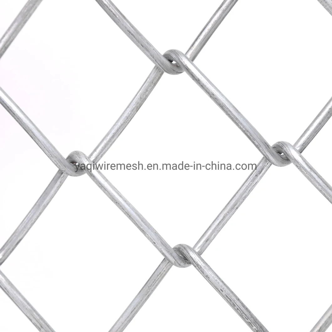 9 Gauge 3.0mm Galvanized Chain Link Fence Diamond Wire Mesh Fence Cyclone Chain Link Mesh Fencing